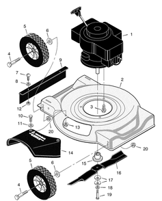 Part Location Diagram of F-030422L Murray Book, Instruction